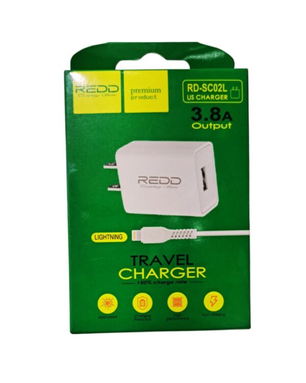 CARGADOR REDD 3.8A TIPO IPHONE RD-SC02L