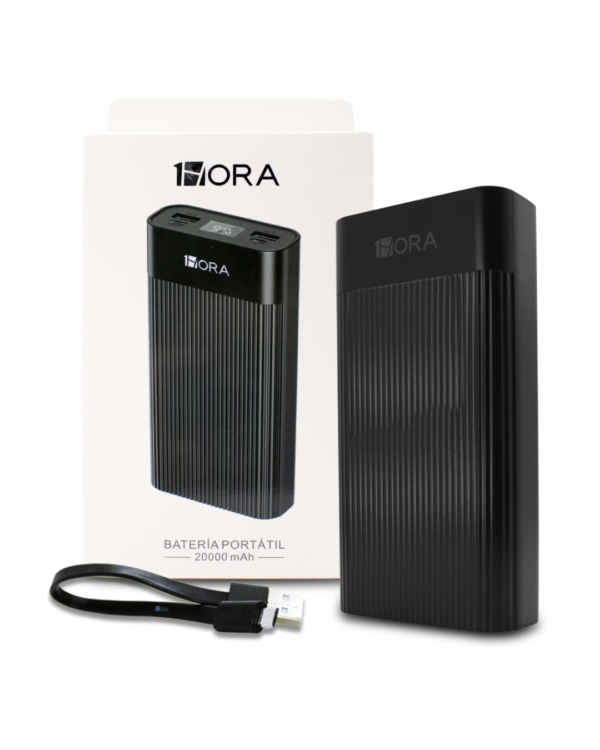 CARGADOR PORTATIL 1HORA 20000mAh