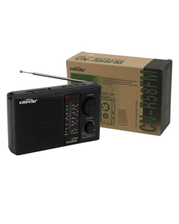 RADIO CAFINI CN-R58FM CON PANEL SOLAR