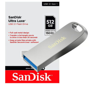 MEMORIA SANDISK USB 512GB ULTRA LUXE 150MB/S