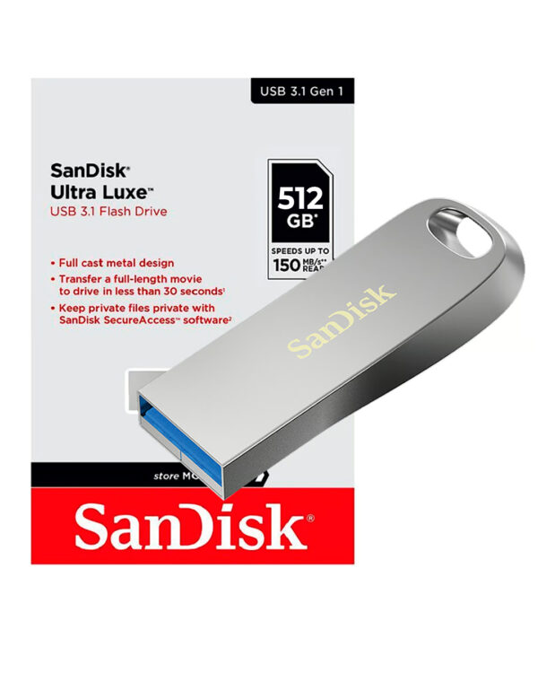 MEMORIA SANDISK USB 512GB ULTRA LUXE 150MB/S