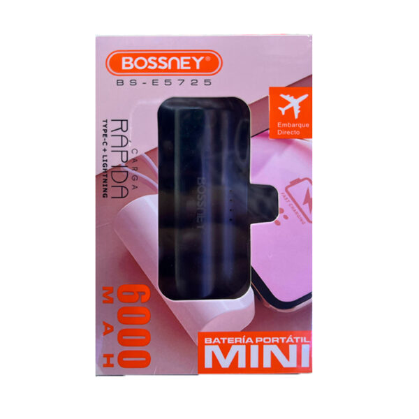 POWER BANK BOSSNEY BS-5725 6000 mAh.