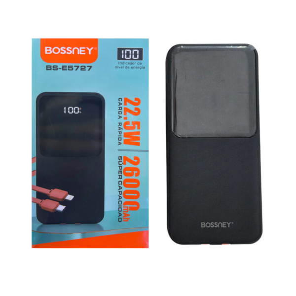 POWER BANK BOSSNEY BS-5727 26000mAh.
