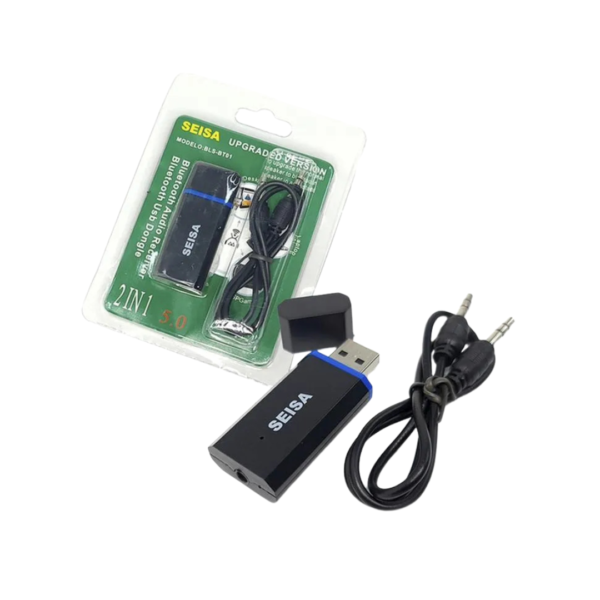 ADAPTADOR BLUETOOH SEISA 2 en 1 BLS-BT01