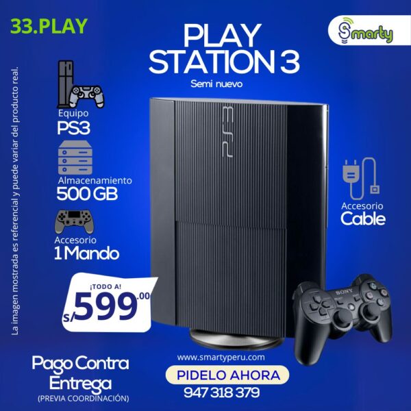 PLAY STATION 3 - 500GB - Imagen 2