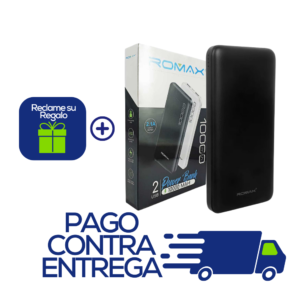 COMBO - CARGADOR PORTATIL ROMAX 10000mAh