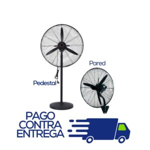 VENTILADOR 2 EN 1 INDUSTRIAL QUEEN 300 WATTS CON CONTROL - 3 ASPAS 26" PULGADAS