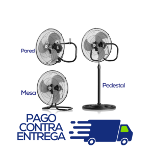 VENTILADOR 3 EN 1 WAIJA 80 WATTS - 3 ASPAS METAL 18" PULGADAS