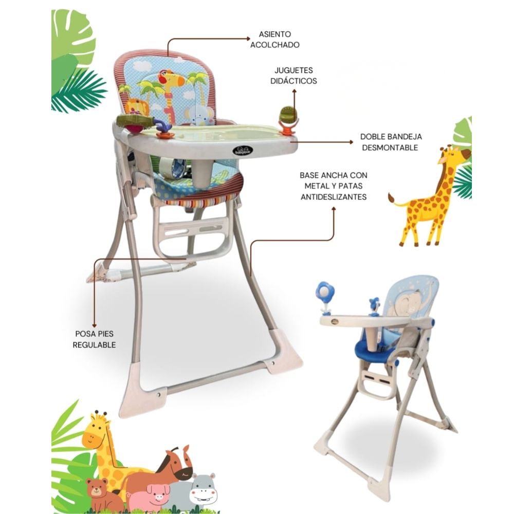 SILLA DE COMER ZOO - Imagen 2