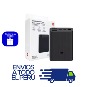 CARGADOR PORTATIL XIAOMI 10000mAh MI POWER BANK 3 ULTRA COMPACT (POWER BANK)
