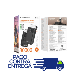 CARGADOR PORTATIL BOROFONE 800000mAh (POWER BANK)