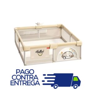 CORRAL REFORZADO PARA BEBE 180cm x 150cm