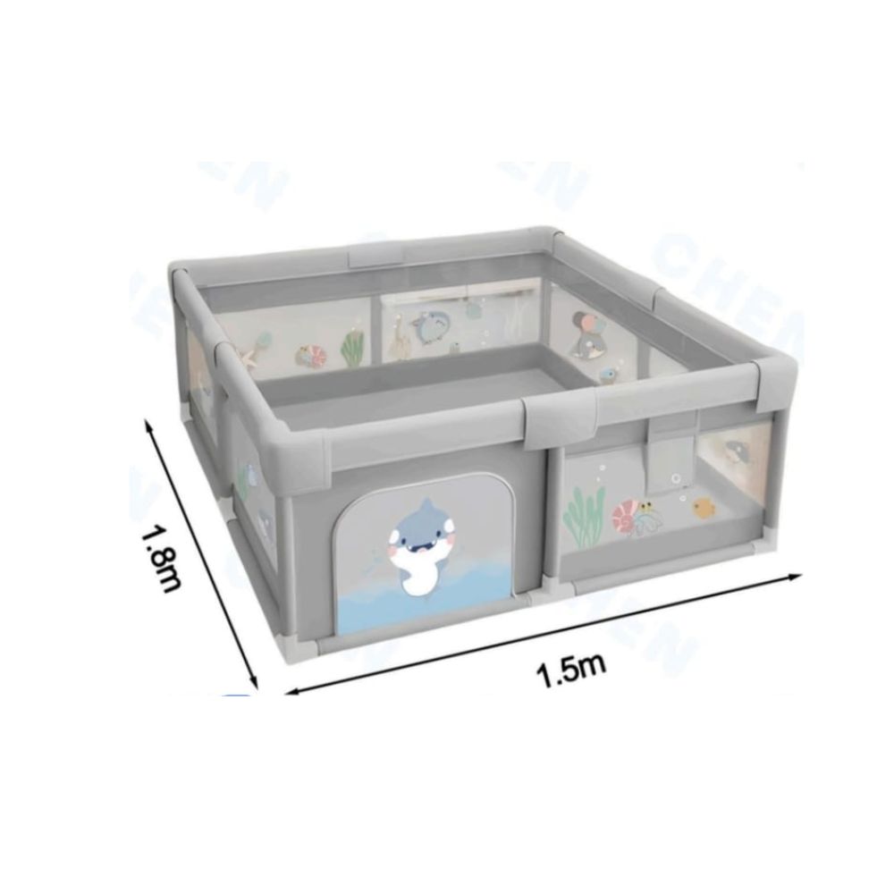 CORRAL REFORZADO PARA BEBE 180cm x 150cm - Imagen 2