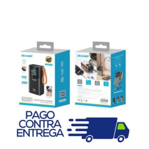 CARGADOR PORTATIL SANCI 60000mAh 100W (POWER BANK) Uso para  LAPTOP  y  CELULAR