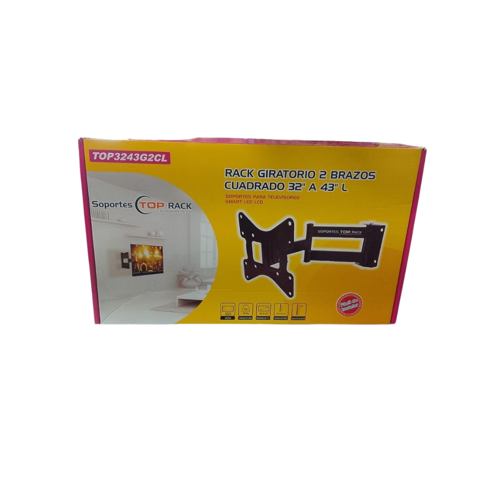 RACKS AMERICAN RACKS TOP3243G2CL PARA TV DE 32 A 43" - Imagen 2