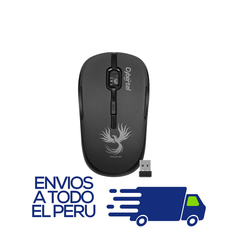 MOUSE CYBERTEL INALAMBRICO RECARGABLE Phoenix - CYB M700X