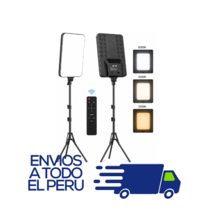 PANEL LUZ CALIDA + TRIPODE + CONTROL PL-48