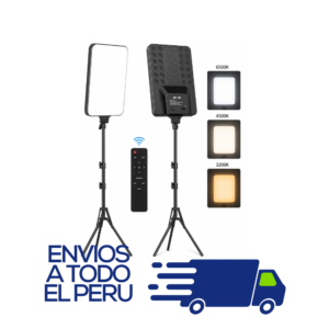 PANEL LUZ CALIDA+ TRIPODE + CONTROL RL-24