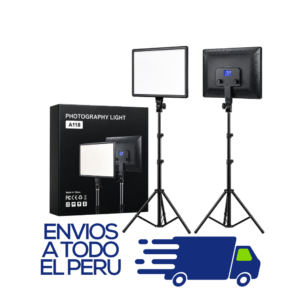 PANEL PROFESIONAL LUZ CALIDA+ TRIPODE + CONTROL A118